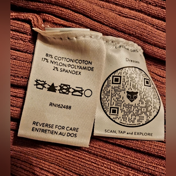 Lita by Ciara Rib Cotton Blend Polo Mini Dress. Size XL. NWT - Picture 9 of 9